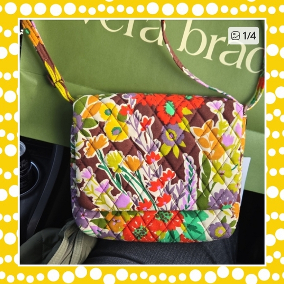 Vera Bradley Handbags - Nwt Vera Bradley Colorful Floral Crossbody Or Shoulder Bag